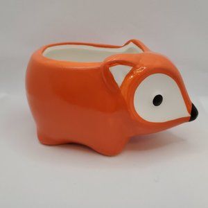 Ceramic Animal Planter, Flora the Fox 5"